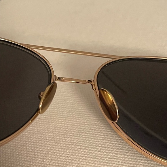 Tom Ford Gold Aviator Sunglasses - Picture 11 of 11